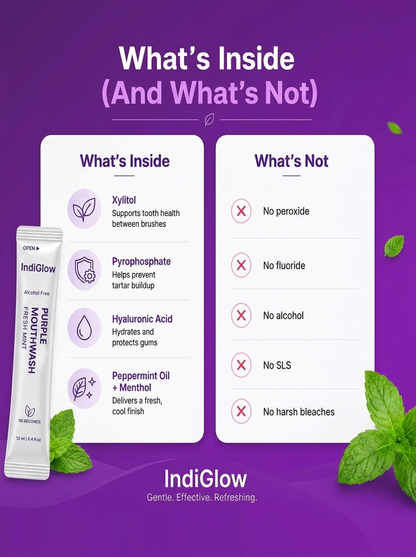 IndiGlow Purple Mouthwash